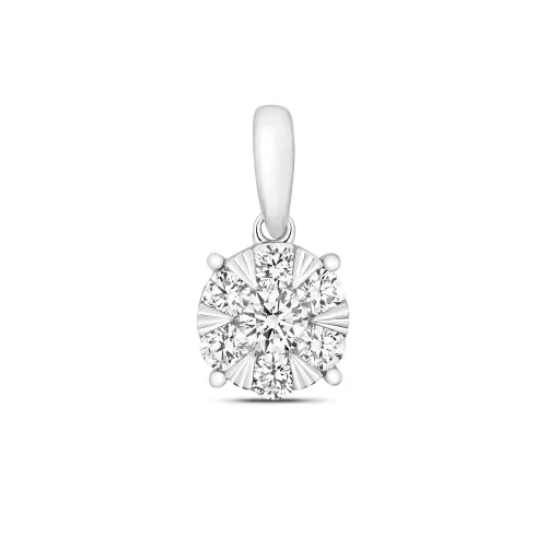 DIAMOND BRILLIANT PENDANT 0.33ct 18ct White Gold